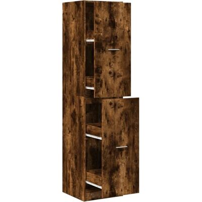 vidaXL Räuchereiche Aufbewahrungsschrank - 40x41x174.5 cm vidaXL Räuchereiche Aufbewahrungsschrank - 40x41x174.5 cm