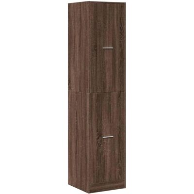 vidaXL Brown Oak Storage Cabinet - 40x41x174.5 cm - Storage Cabinet vidaXL Brown Oak Storage Cabinet - 40x41x174.5 cm - Storage Cabinet