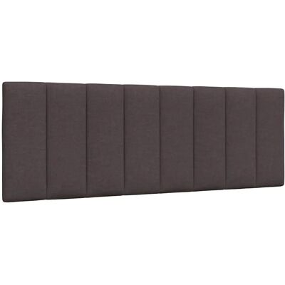 vidaXL Hoofdbord - Donkerbruin Stoff 120cm vidaXL Hoofdbord - Donkerbruin Stoff 120cm