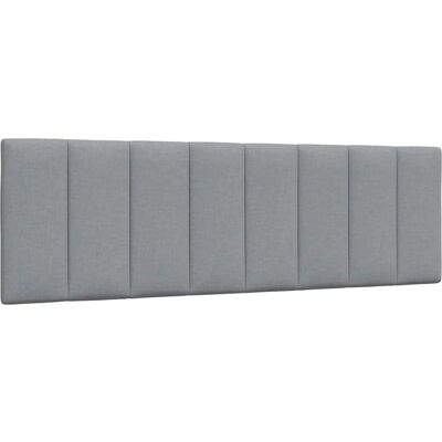 VidaXL cabecero acolchado gris claro - Cabecero/Pie de cama VidaXL cabecero acolchado gris claro - Cabecero/Pie de cama