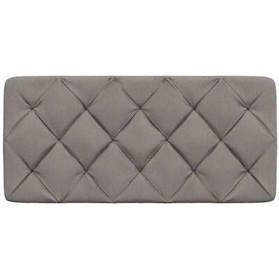 vidaXL Kopfteil-Kissen Taupe - 100 cm - Stoff vidaXL Kopfteil-Kissen Taupe - 100 cm - Stoff