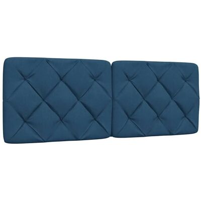 vidaXL Kopfteil-Kissen Blau - Polster für 120cm Bett vidaXL Kopfteil-Kissen Blau - Polster für 120cm Bett