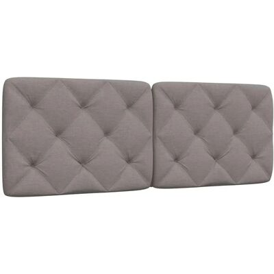 vidaXL Kopfteil-Kissen Taupe 140 cm Stoff - Kopfteil-Kissen, Taupe, 140 cm, Stoff vidaXL Kopfteil-Kissen Taupe 140 cm Stoff - Kopfteil-Kissen, Taupe, 140 cm, Stoff