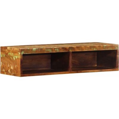 vidaXL Seinään kiinnitettävä TV-kaappi - Kierrätetty puu - 80x30x19 cm vidaXL Seinään kiinnitettävä TV-kaappi - Kierrätetty puu - 80x30x19 cm