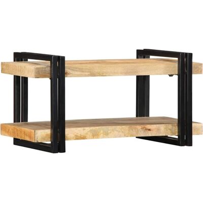VIDAXL Wandplank 70x33x35cm Massief Mango Hout - Wandplank VIDAXL Wandplank 70x33x35cm Massief Mango Hout - Wandplank