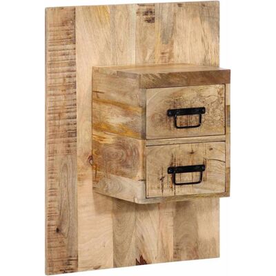 Mesa de noche VidaXL - Mesita de pared de mango macizo Mesa de noche VidaXL - Mesita de pared de mango macizo