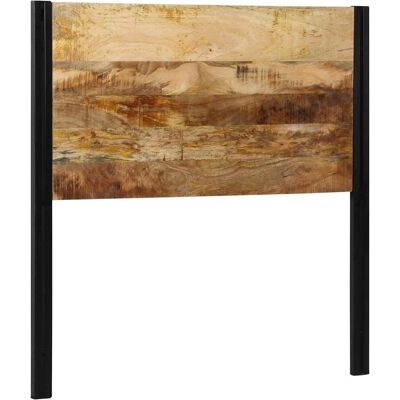 vidaXL Kopfteil 100 cm Mango Holz & Eisen - Kopfteil vidaXL Kopfteil 100 cm Mango Holz & Eisen - Kopfteil