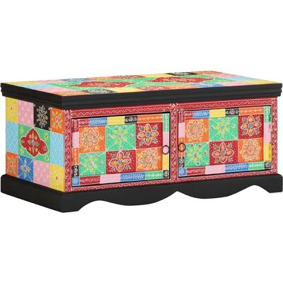 vidaXL Monivärinen Mango-sohvapöytä 90x50x40 cm - Sohvapöytä vidaXL Monivärinen Mango-sohvapöytä 90x50x40 cm - Sohvapöytä