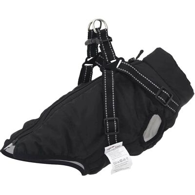 vidaXL Dog Coat with Harness Waterproof Reflective - Dog Winter Coat vidaXL Dog Coat with Harness Waterproof Reflective - Dog Winter Coat
