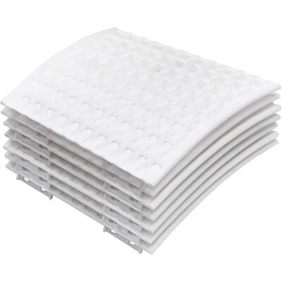vidaXL Witte 56x23cm Kerstsok - Kerstboom Basisbeschermers vidaXL Witte 56x23cm Kerstsok - Kerstboom Basisbeschermers