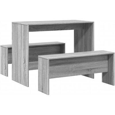 vidaXL Grau Sonoma Küchen- und Esszimmermöbel-Set - Möbelset vidaXL Grau Sonoma Küchen- und Esszimmermöbel-Set - Möbelset