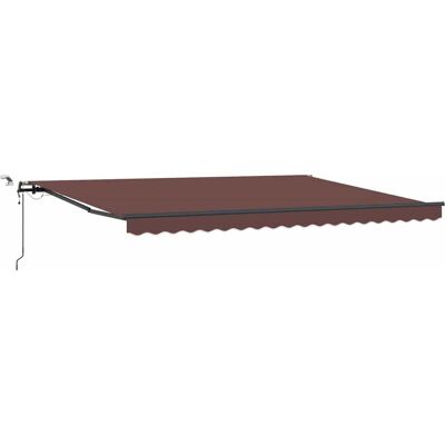 vidaXL Burgunder 450x300cm Markise - Outdoor Canopy vidaXL Burgunder 450x300cm Markise - Outdoor Canopy