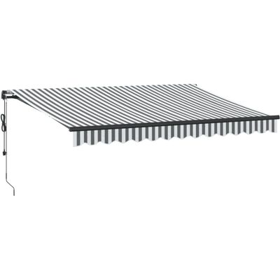 vidaXL Automatischer Retractable Markise 350x250 cm - UV-beständiger Stoff vidaXL Automatischer Retractable Markise 350x250 cm - UV-beständiger Stoff
