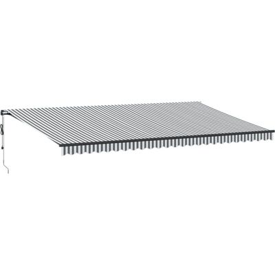 vidaXL - Automatische Markise - Anthrazit - 600x300 cm - Markise vidaXL - Automatische Markise - Anthrazit - 600x300 cm - Markise