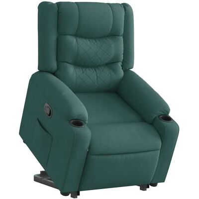 Chaise Accent VidaXL - Tissu Vert Foncé, Modèle 3310278 - Publicité Chaise Accent VidaXL - Tissu Vert Foncé, Modèle 3310278 - Publicité