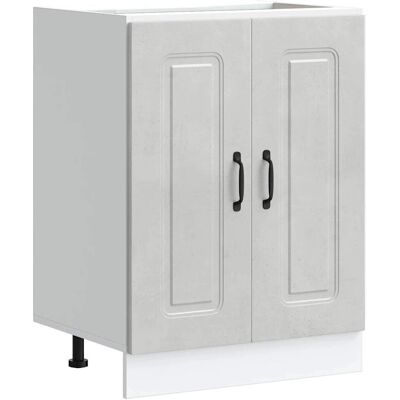 vidaXL Kalmar Grauer Küchen- und Vorrats-Schrank vidaXL Kalmar Grauer Küchen- und Vorrats-Schrank