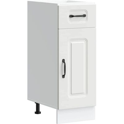 vidaXL Küchen Basis-Schrank Kalmar Weiß Sperrholz - Küchen Basis-Schrank vidaXL Küchen Basis-Schrank Kalmar Weiß Sperrholz - Küchen Basis-Schrank