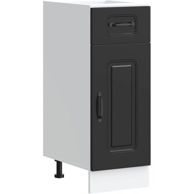 vidaXL 853458 Schwarzes Küchenlagerungsschrank - Küchenaufbewahrung vidaXL 853458 Schwarzes Küchenlagerungsschrank - Küchenaufbewahrung