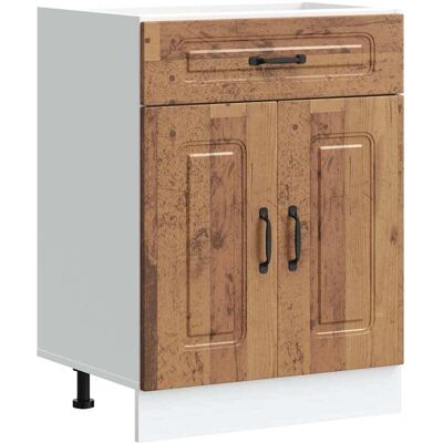 VidaXL Kalmar Armoire de Cuisine Bois Ancien - Rangement Cuisine - Publicité VidaXL Kalmar Armoire de Cuisine Bois Ancien - Rangement Cuisine - Publicité
