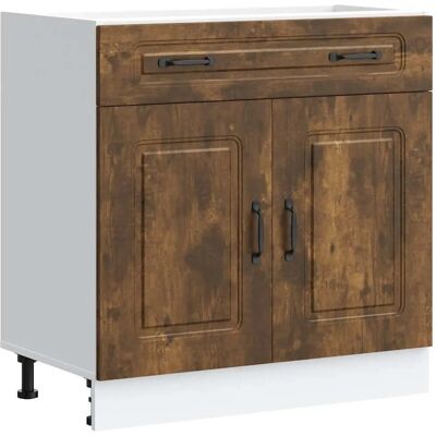 Mueble bajo de cocina VidaXL - Madera ingeniería duradera, patas ajustables, espacio compacto - Cocina/comedor Mueble bajo de cocina VidaXL - Madera ingeniería duradera, patas ajustables, espacio compacto - Cocina/comedor