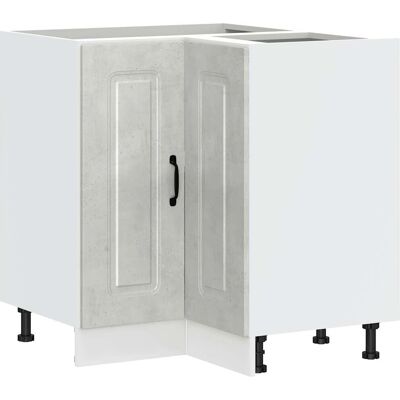 Gabinete de esquina de cocina vidaXL Kalmar gris Gabinete de esquina de cocina vidaXL Kalmar gris