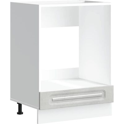 vidaXL Kalmar Grijze Ovenkast - Keuken/Kamermeubel vidaXL Kalmar Grijze Ovenkast - Keuken/Kamermeubel