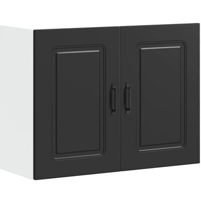 VidaXL Kalmar Schwarzer Wandküchenschrank VidaXL Kalmar Schwarzer Wandküchenschrank