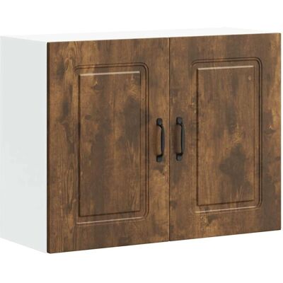 vidaXL Küchen-Hängeschrank Kalmar - Holzwerkstoff Braun - Robust & Pflegeleicht vidaXL Küchen-Hängeschrank Kalmar - Holzwerkstoff Braun - Robust & Pflegeleicht