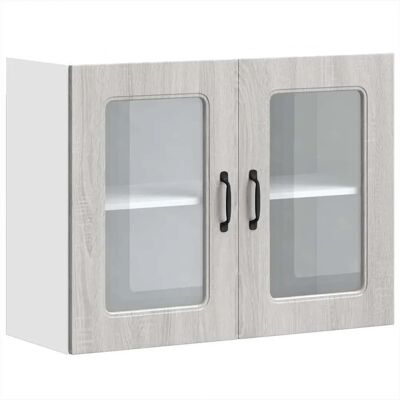 vidaXL Keukenwandkast met Glazen Deur - Opbergkast voor Keuken vidaXL Keukenwandkast met Glazen Deur - Opbergkast voor Keuken