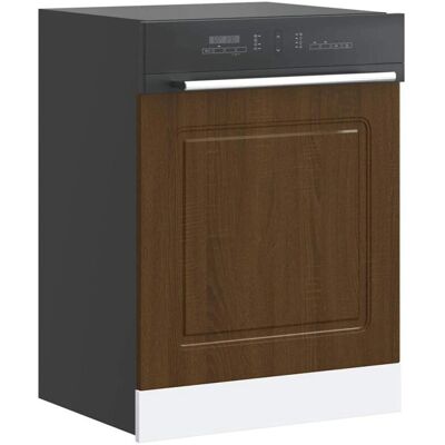 vidaXL Opvaskemaskinepanel Kalmar Mørk Eg 60x1,5x67 cm - Dishwasher Panel vidaXL Opvaskemaskinepanel Kalmar Mørk Eg 60x1,5x67 cm - Dishwasher Panel