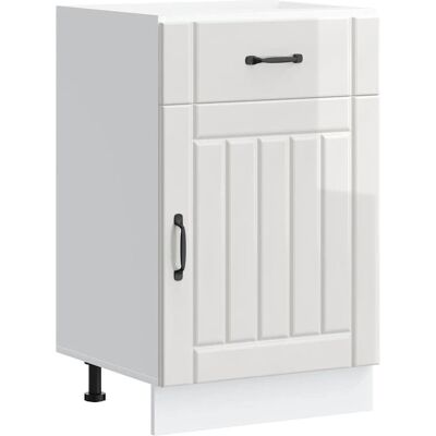 vidaXL Küchen-Unterschrank Lucca Hochglanz-Weiß - Küchenmöbel vidaXL Küchen-Unterschrank Lucca Hochglanz-Weiß - Küchenmöbel
