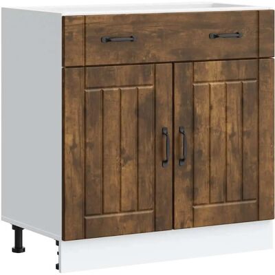 vidaXL Keuken Onderkast Lucca Rooke - Keukenkast vidaXL Keuken Onderkast Lucca Rooke - Keukenkast