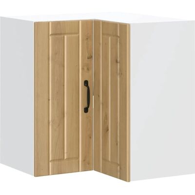 vidaXL Kitchen Wall Corner Cabinet Lucca Artisan Oak - Wall Corner Cabinet vidaXL Kitchen Wall Corner Cabinet Lucca Artisan Oak - Wall Corner Cabinet