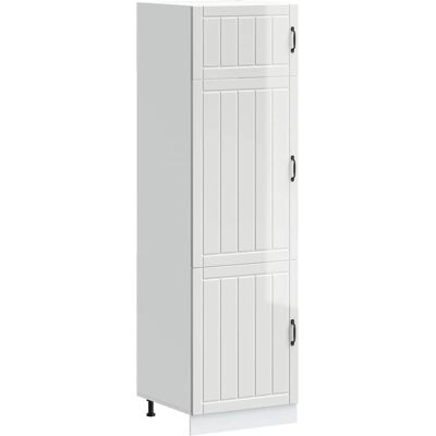 vidaXL Armoire de Cuisine Lucca - Blanc, 60x57x207 cm - Meubles de cuisine - Publicité vidaXL Armoire de Cuisine Lucca - Blanc, 60x57x207 cm - Meubles de cuisine - Publicité