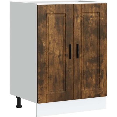 vidaXL Porto Rauch Eichen Küchen-Unterschrank - Küchenunterschrank vidaXL Porto Rauch Eichen Küchen-Unterschrank - Küchenunterschrank