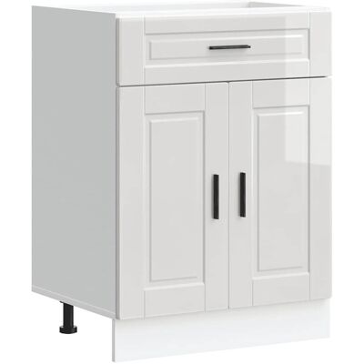 vidaXL Keukenbasis Kast Porto Hoogglans Wit - Keukenbasis Kast vidaXL Keukenbasis Kast Porto Hoogglans Wit - Keukenbasis Kast