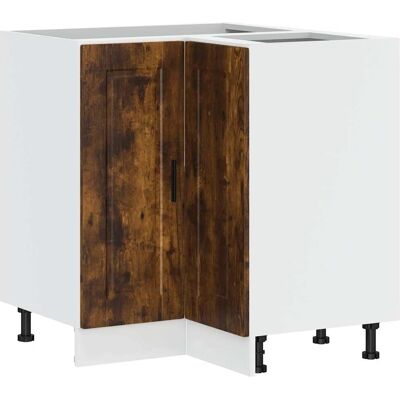 vidaXL Küchen-Eckunterschrank Porto Räuchereiche Holzwerkstoff - Küchen-Eckunterschrank vidaXL Küchen-Eckunterschrank Porto Räuchereiche Holzwerkstoff - Küchen-Eckunterschrank