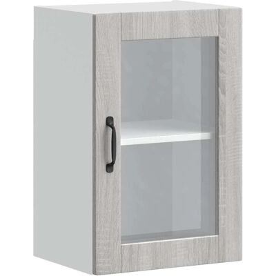 vidaXL Porto Grey Sonoma Wandregal - Küchenwand Schrank vidaXL Porto Grey Sonoma Wandregal - Küchenwand Schrank