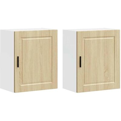 vidaXL Sonoma Oak Kitchen Wall Cabinets - Kitchen Wall Cabinets vidaXL Sonoma Oak Kitchen Wall Cabinets - Kitchen Wall Cabinets