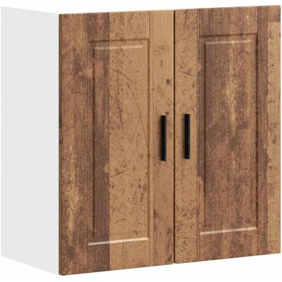vidaXL Küchen-Hängeschrank Porto Altholz - Holzwerkstoff Braun vidaXL Küchen-Hängeschrank Porto Altholz - Holzwerkstoff Braun
