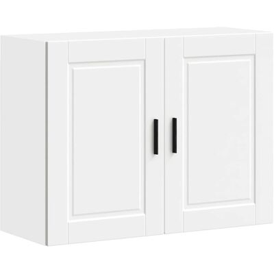 Armoire Murale de Cuisine en Bois d'Ingénierie Blanc Vidaxl - Fixation Murale - Publicité Armoire Murale de Cuisine en Bois d'Ingénierie Blanc Vidaxl - Fixation Murale - Publicité