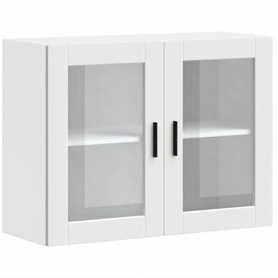 vidaXL Weiße Küchen-Wandvitrine mit Glastür vidaXL Weiße Küchen-Wandvitrine mit Glastür