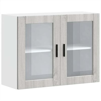 vidaXL Küchenwand-Schrank Porto Grau Sonoma - Wandregal vidaXL Küchenwand-Schrank Porto Grau Sonoma - Wandregal
