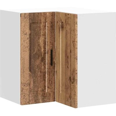 vidaXL Hoekkeukenkastje Porto - Oud Hout, Wandmontage vidaXL Hoekkeukenkastje Porto - Oud Hout, Wandmontage