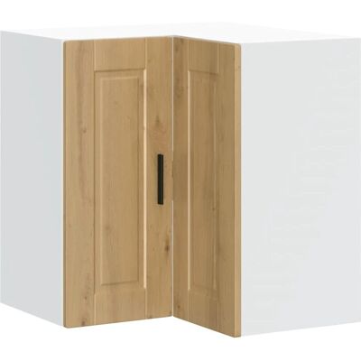 vidaXL Wall Corner Cabinet - Artisan Oak - 57x57x60 cm - Kitchen Storage vidaXL Wall Corner Cabinet - Artisan Oak - 57x57x60 cm - Kitchen Storage