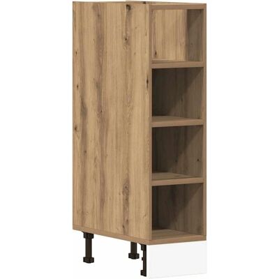 vidaXL Unterschrank Artisan Eiche 20x44,5x81,5 cm Spanplatte - Unterschrank vidaXL Unterschrank Artisan Eiche 20x44,5x81,5 cm Spanplatte - Unterschrank