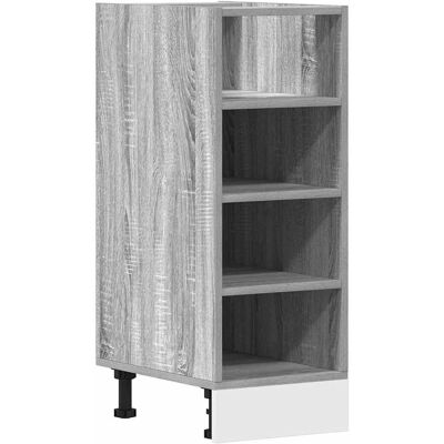 vidaXL Bottom Cabinet - Engineered Wood - Grey Sonoma - Kitchen Storage vidaXL Bottom Cabinet - Engineered Wood - Grey Sonoma - Kitchen Storage