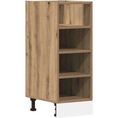 vidaXL Bottom Cabinet Artisan Oak - Kitchen Storage Furniture vidaXL Bottom Cabinet Artisan Oak - Kitchen Storage Furniture