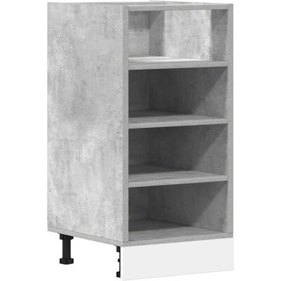 vidaXL Bottom Cabinet Concrete Grey 40x44.5x81.5 cm Engineered Wood - Bottom Cabinet vidaXL Bottom Cabinet Concrete Grey 40x44.5x81.5 cm Engineered Wood - Bottom Cabinet