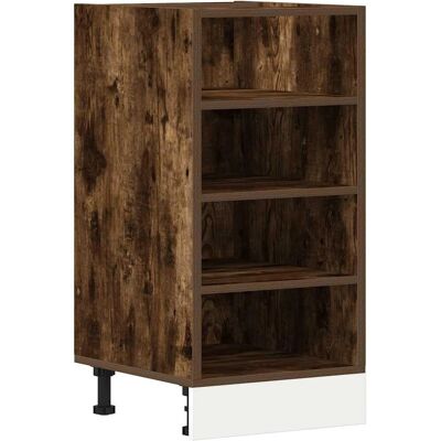 vidaXL Armoire de Cuisine Chêne Fumé 40x44.5x81.5cm - Armoire de Cuisine vidaXL Armoire de Cuisine Chêne Fumé 40x44.5x81.5cm - Armoire de Cuisine